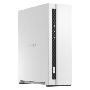 Servidor De Almacenamiento Nas De 1 Bahía Con 4 Núcleos Arm Cortex A55 De Qnap Ts-133-us, Color Blanco