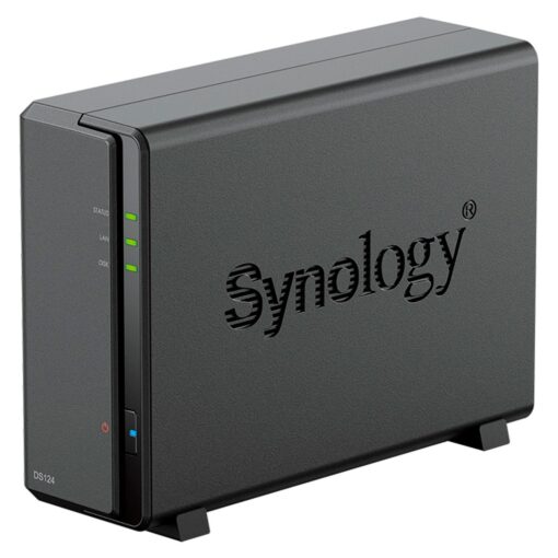 Server De Almacenamiento Nas Synology Diskstation Ds124 Realtek Rtd1619b - Negro