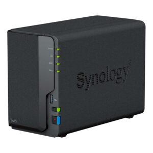 Server De Almacenamiento Nas Synology Diskstation Ds223 Realtek Rtd1619b - Negro - Imagen 2