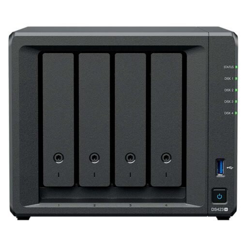 Alternative view of Servidor Nas De 4 Bahías Synology Diskstation Ds423+ Ddr4 Intel Celeron J4125, Color Negro