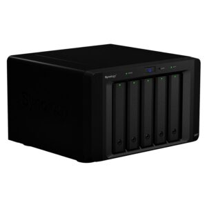 Unidad De Expansión Synology Diskstation Dx517, Servidor De Almacenamiento Nas De 5 Bahías, Color Negro
