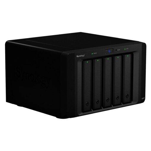 Unidad De Expansión Synology Diskstation Dx517, Servidor De Almacenamiento Nas De 5 Bahías, Color Negro