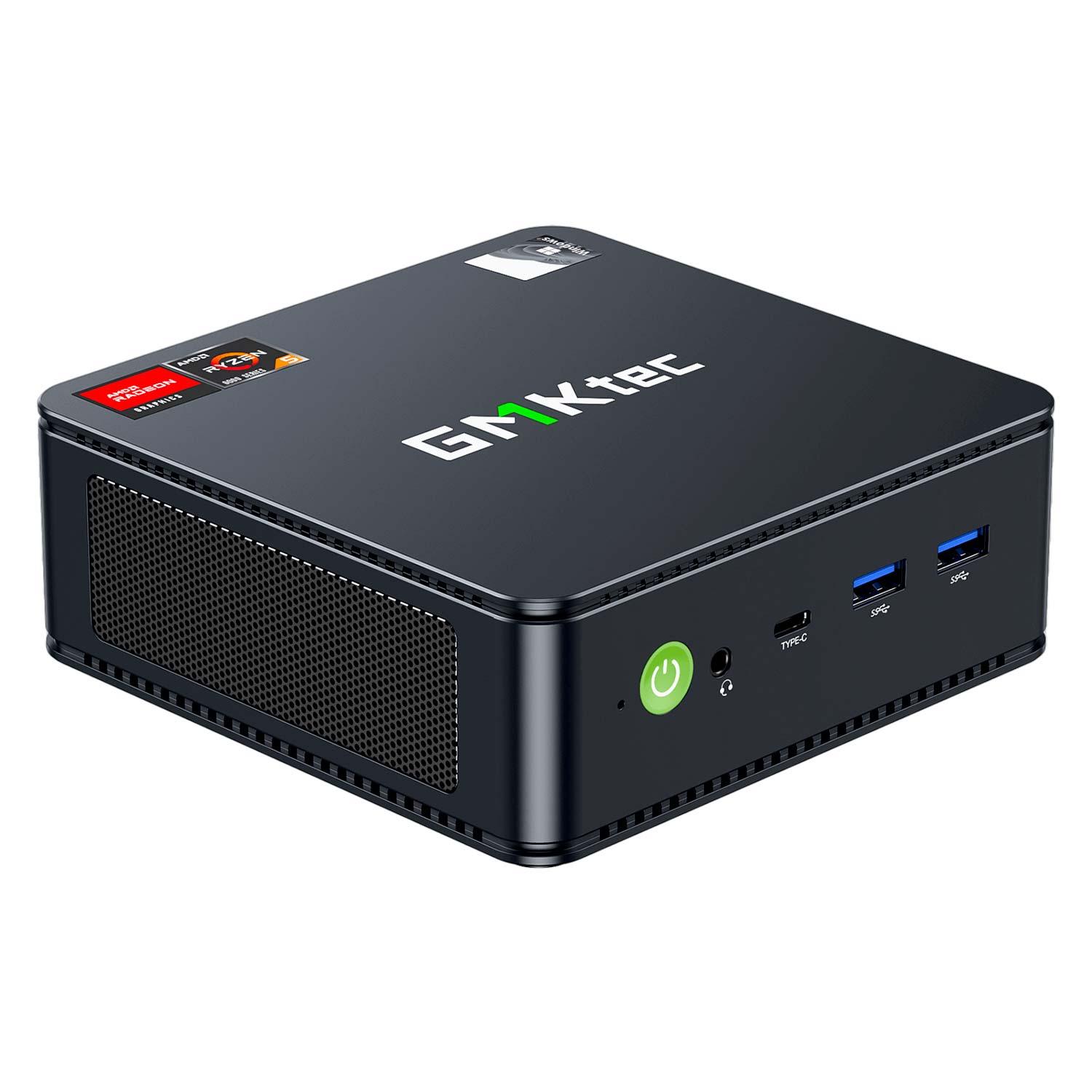 Mini Pc Gmktec Nucbox M6 Amd Ryzen 5 6600h 1tb Ssd 16gb Ram - Negro