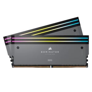 Memoria Ram Corsair Dominator Titanium Rgb De 32 Gb (2 X 16 Gb) Ddr5 De 6000 Mhz - Cmp32gx5m2b6000z30