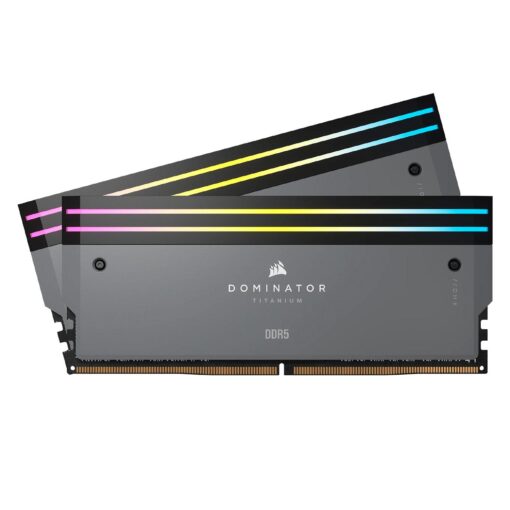 Memoria Ram Corsair Dominator Titanium Rgb De 32 Gb (2 X 16 Gb) Ddr5 De 6000 Mhz - Cmp32gx5m2b6000z30