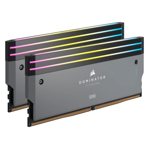 Alternative view of Memoria Ram Corsair Dominator Titanium Rgb De 32 Gb (2 X 16 Gb) Ddr5 De 6000 Mhz - Cmp32gx5m2b6000z30
