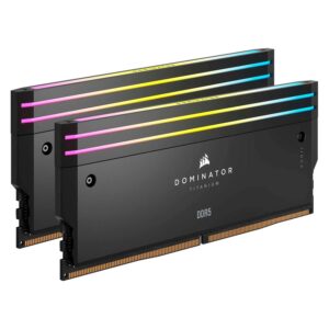 Memoria Ram Corsair Dominator Titanium Rgb De 64 Gb (2 X 32 Gb) Ddr5 De 6000 Mhz - Cmp64gx5m2b6000c30 - Imagen 4