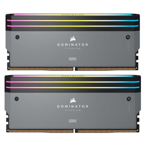 Memoria Ram Corsair Dominator Titanium Rgb De 64 Gb (2 X 32 Gb) Ddr5 De 6000 Mhz - Cmp64gx5m2b6000z30