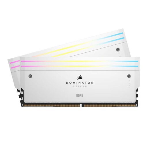 Alternative view of Memoria Ram Corsair Dominator Titanium Rgb De 64 Gb (2 X 32 Gb) Ddr5 De 6600 Mhz - Cmp64gx5m2x6600c32w