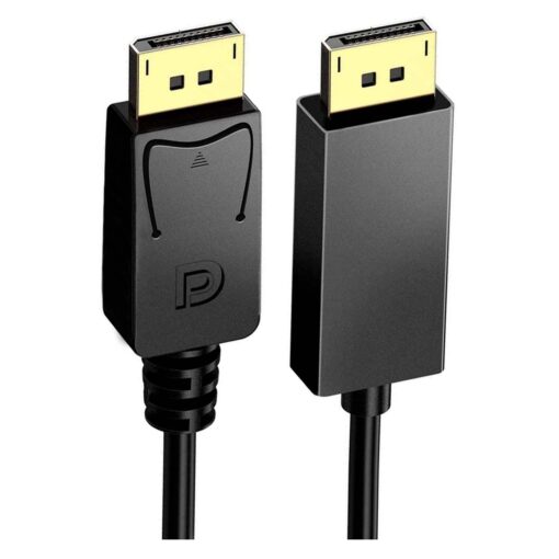 Cable De Video Hld Displayport A Displayport De 1,8 Metros, Color Negro