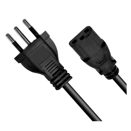 Alternative view of Cable De Alimentación Hld De 1,5 Metros Para Fuente De Alimentación, Color Negro (estándar De Brasil)