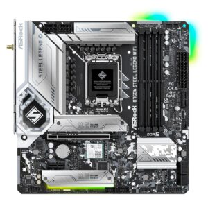 Placa Madre Asrock B760m Steel Legend Wifi Ddr5 Socket Lga 1700 Chipset Intel B760 Micro Atx - Imagen 2