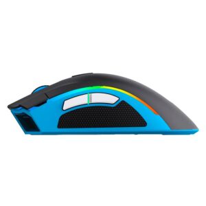 Mouse Inalámbrico Para Juegos Checkpoint Mx-200 R6-ms-1000 Rgb De 1000 Dpi, Color Negro - Imagen 4