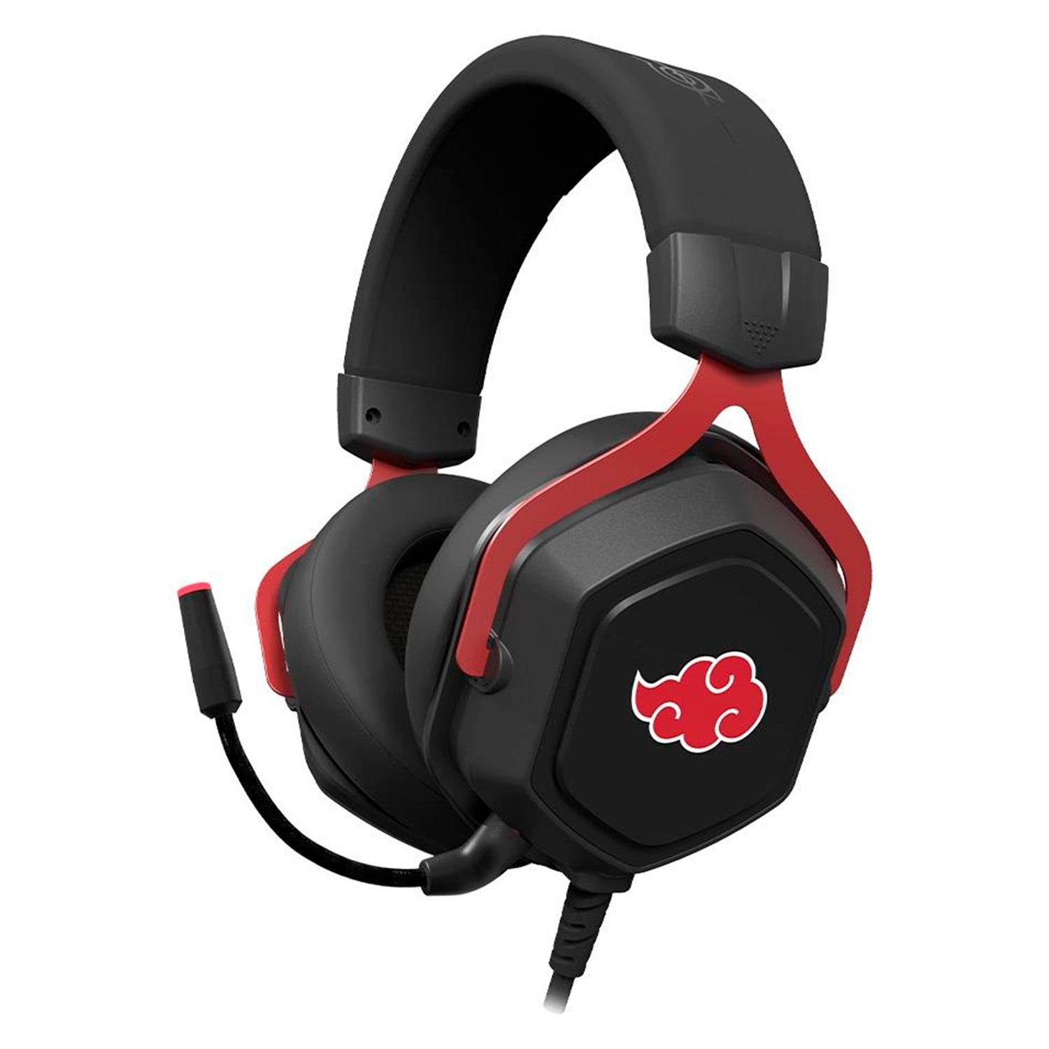 Teléfonos Para Juegos Usb Checkpoint Akatsuki Naruto Hx-200 Na-hs-1004, Color Negro