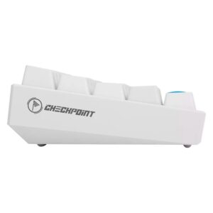 Teclado Para Juegos Checkpoint Kx-400 R6-kb-1001 Rgb Con Interruptor Rojo, 60 % De Resolución, Color Blanco - Imagen 4