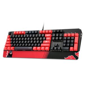 Teclado Para Juegos Checkpoint Akatsuki Kx-500 Na-kb-1002 Rgb Con Interruptor Rojo, Color Negro - Imagen 3