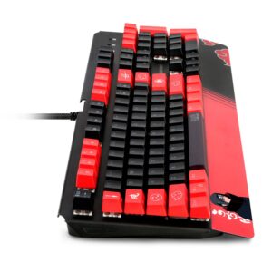 Teclado Para Juegos Checkpoint Akatsuki Kx-500 Na-kb-1002 Rgb Con Interruptor Rojo, Color Negro - Imagen 4