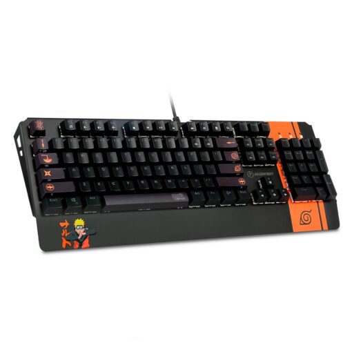 Alternative view of Teclado Naruto Leaf Ninja Rgb Mechanical Kx-500 Na-kb-1001