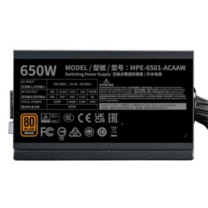Fuente De Alimentación Atx Bivolt Con Pfc Activo 80 Plus Bronze De Cooler Master - Imagen 4