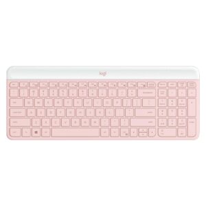 Kit De Teclado Y Ratón Inalámbricos Logitech Mk470 920-011312 En Inglés, Rosa - Imagen 2