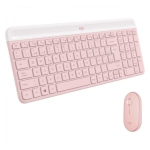 Kit De Teclado Y Ratón Inalámbricos Logitech Mk470 920-011312 En Inglés, Rosa - Imagen 3