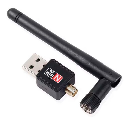 Antenas De Adaptación Wi-fi Usb De 600 Mbps - Color Negro