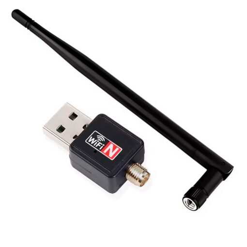 Antena De Adaptación Wi-fi Usb De 1200 Mbps - Color Negro