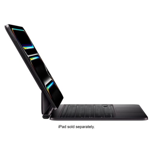 Teclado Apple Mwr23ll/a Para Ipad Pro M4 De 11" En Inglés, Negro