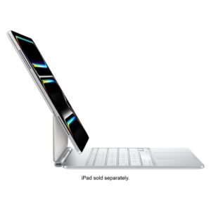Teclado Apple Mwr43ll/a Para Ipad Pro M4 De 13" En Inglés, Blanco - Imagen 2