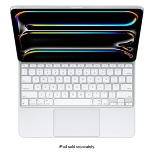 Teclado Apple Mwr43ll/a Para Ipad Pro M4 De 13" En Inglés, Blanco - Imagen 4