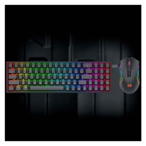 Kit De Teclado Y Ratón Inalámbricos Rgb Redragon S136 - Negro - Imagen 4