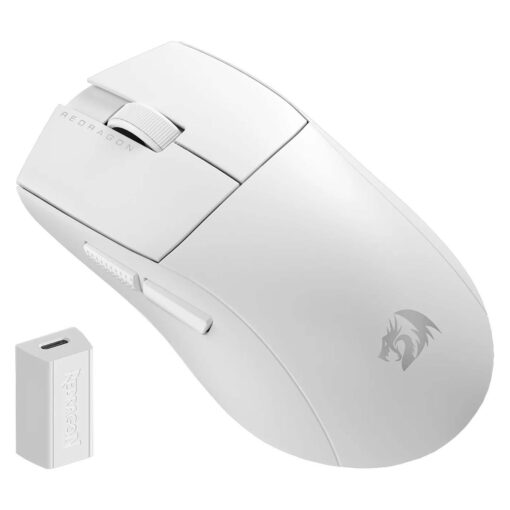 Alternative view of Mouse Inalámbrico Para Juegos Redragon King Pro M916w-pro De 26 000 Dpi, Color Blanco