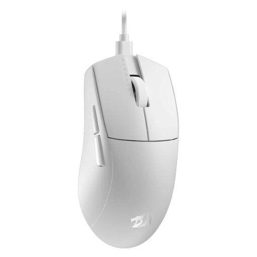 Mouse Usb-c Redragon King M724p 12400 Dpi - Blanco