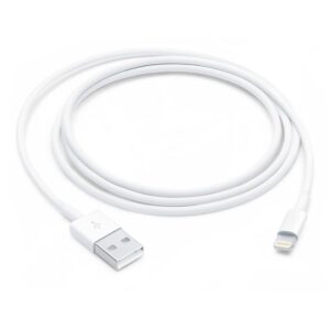 Cable Usb A Lightning Original Apple Muqw3ze/a De 1 Metro, Color Blanco
