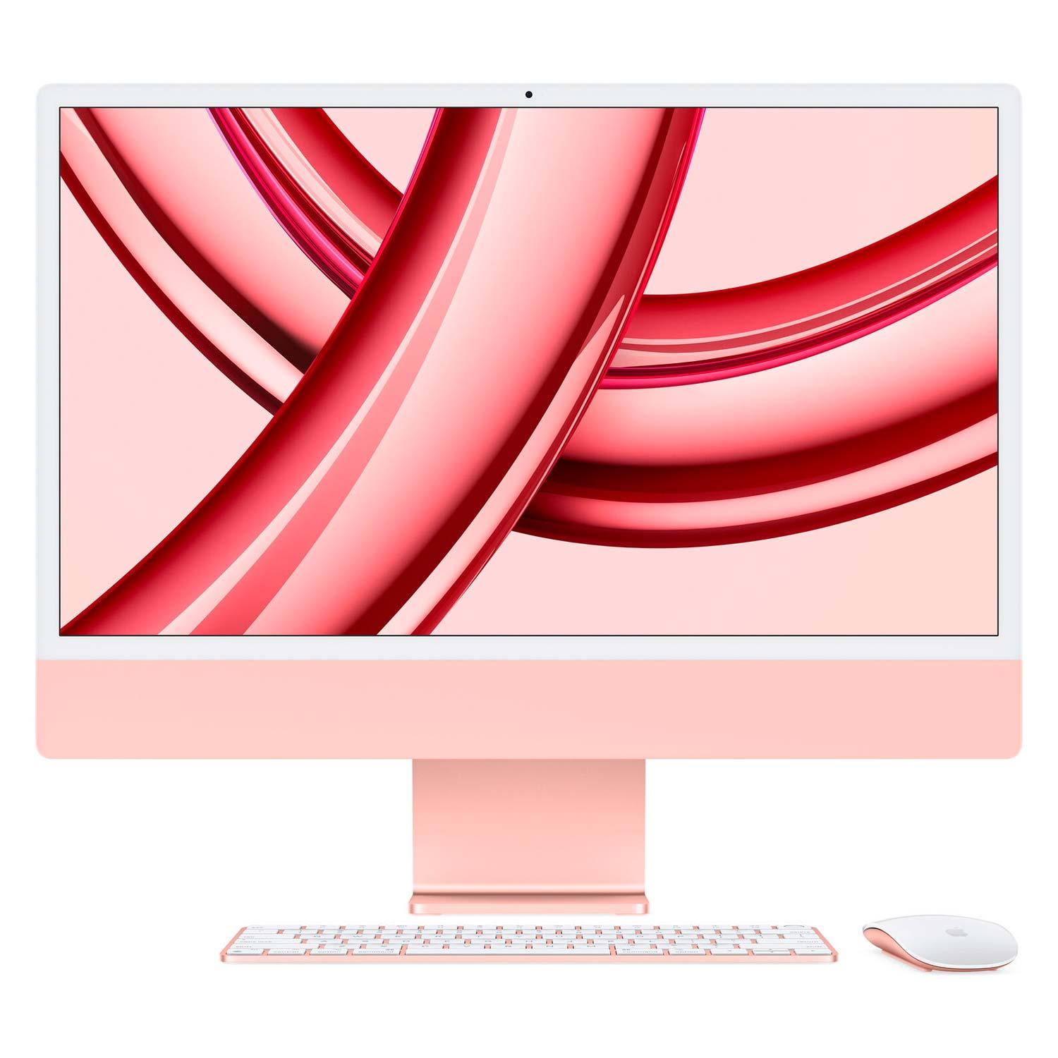 Imac Apple Mqrd3ll/a M3 8gb 256gb Ssd 24" Pantalla 4.5k - Rosa
