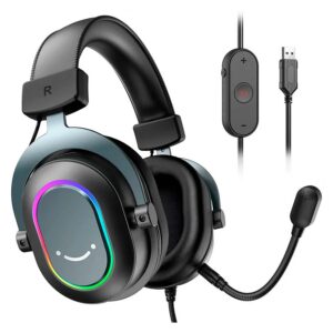 Auriculares Para Juegos Con Cable Rgb Fifine H6 Ampligame - Negro - Imagen 2