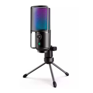 Micrófono De Condensador Usb Fifine K669 Pro 3 Rgb, Negro - Imagen 2