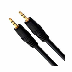Cable Auxiliar De Audio Estéreo P2 De 1,5 Metros, Color Negro - Imagen 3