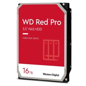 Disco Duro Western Digital Red Pro Nas De 16 Tb, 3,5" Sata 3, 7200 Rpm - Wd161kfgx
