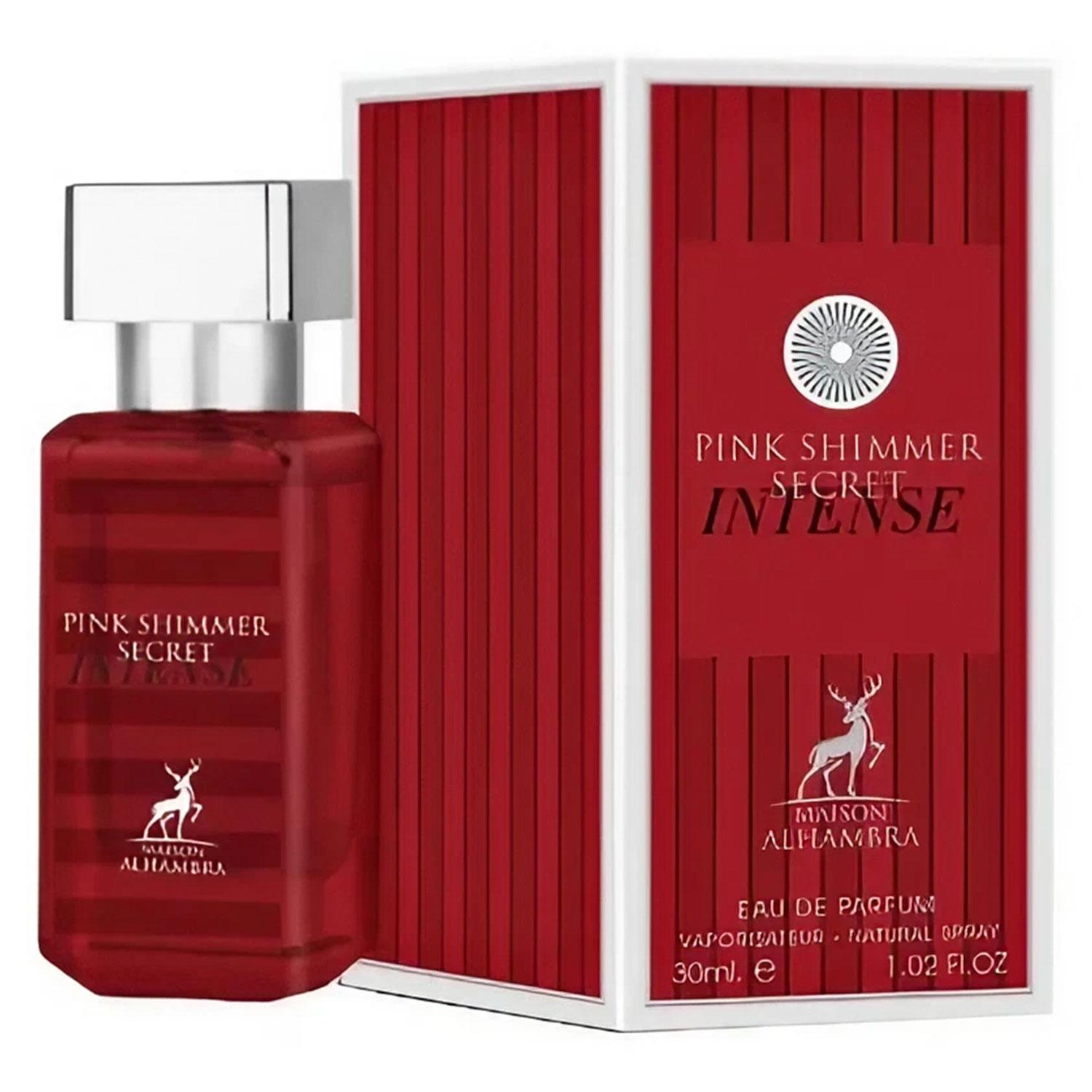 Maison Alhambra Rosa Shimmer Secret Intense Agua De Perfume Para Mujer 30 Ml