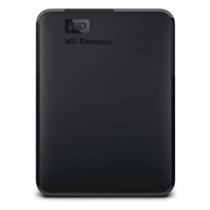 Disco Duro Externo Portátil Western Digital Elements De 4 Tb Y 2,5" Con Usb 3.0 - Wdbu6y0040bbk-w