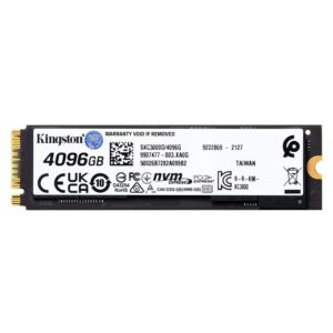 Unidad De Estado Sólido Nvme Pcie 4.0 M.2 De 4 Tb Kc3000 De Kingston: Skc3000d/4096g - Imagen 3