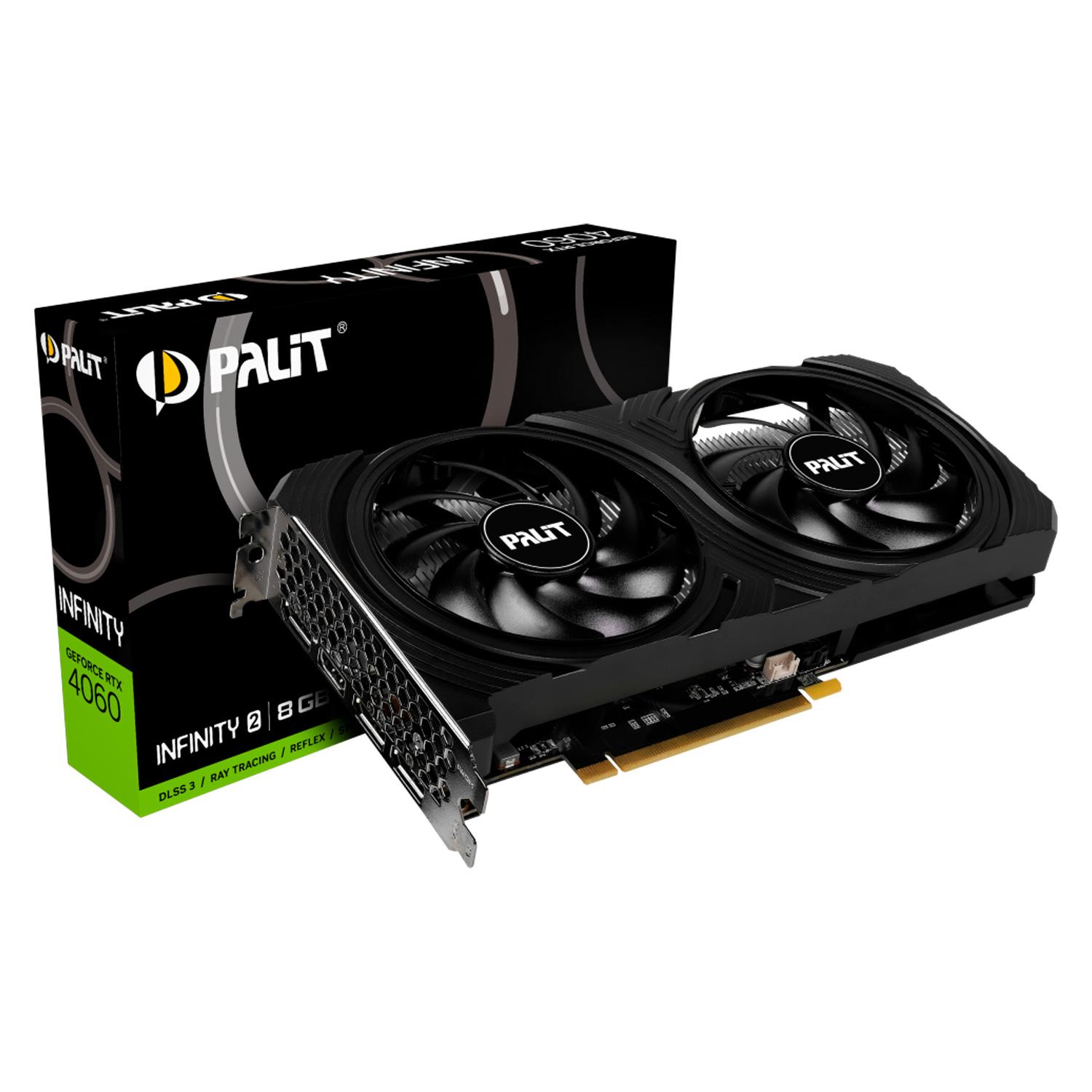 Tarjeta De Video Palit Infinity 2 Nvidia Geforce Rtx 4060 8gb Gddr6 Ne64060019p1-1070l
