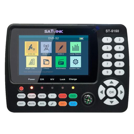Alternative view of Buscador De Satélite Satlink St-5150 - Negro Rojo