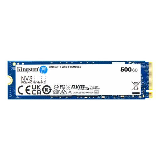 Unidad De Estado Sólido Nvme Pcie 4.0 M.2 De 500 Gb De Kingston Nv3 - Snv3s/500g