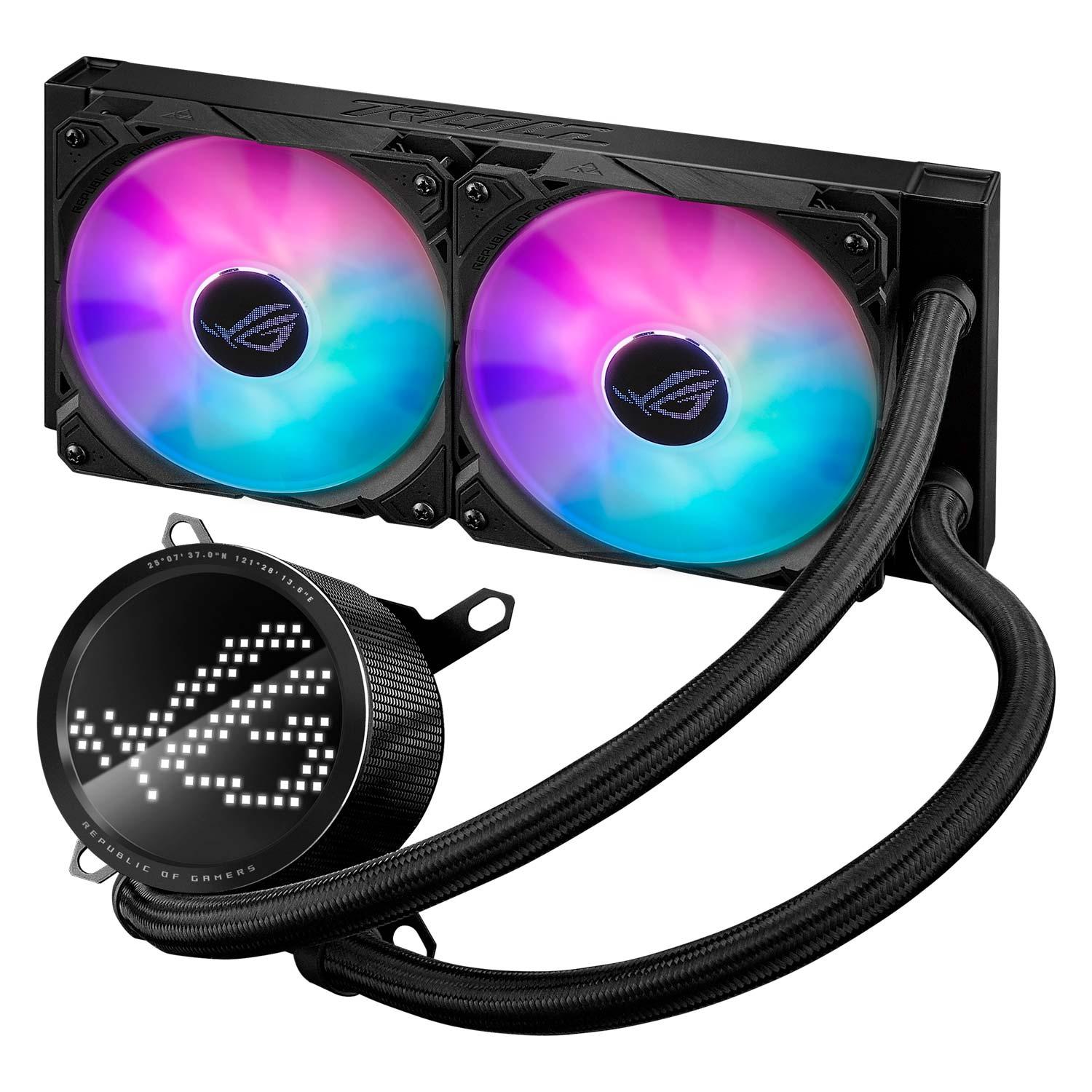 Refrigerador De Agua Para Procesador Asus Rog Ryuo Iii 240 Argb - 90rc00j1-m0uay0
