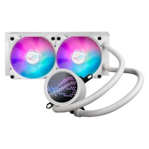 Enfriador De Agua Para Procesador Asus Rog Ryuo Iii 240 Argb - Blanco 90rc00j2-m0uay0