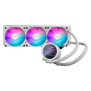 Enfriador De Agua Para Procesador Asus Rog Ryuo Iii 360 Argb - Blanco 90rc00i2-m0uay0