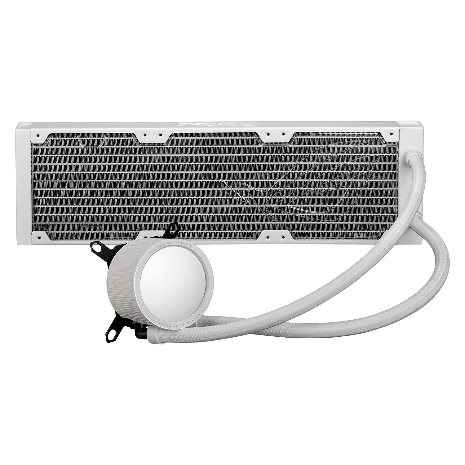Enfriador De Agua Para Procesador Asus Rog Ryuo Iii 360 Argb - Blanco 90rc00i2-m0uay0 - Imagen 4