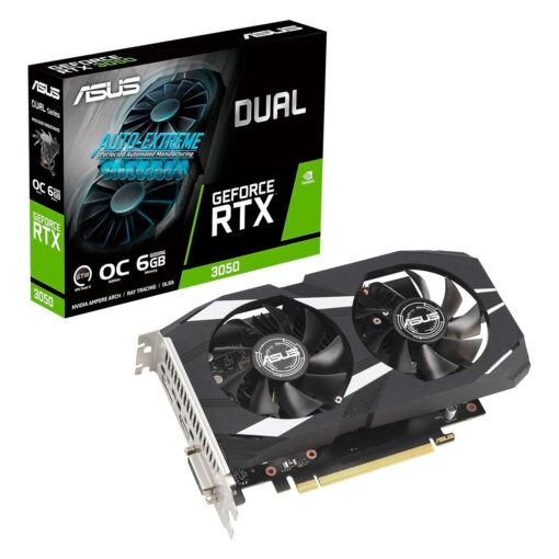 Tarjeta De Video Asus Dual Oc Nvidia Geforce Rtx 3050 6gb Gddr6 - Dual-rtx3050-o6g